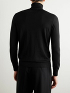 Zegna - Cashmere and Silk-Blend Rollneck Sweater - Black