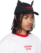 Charles Jeffrey LOVERBOY Black Pierced Ears Cap