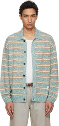WOOYOUNGMI Blue Striped Cardigan