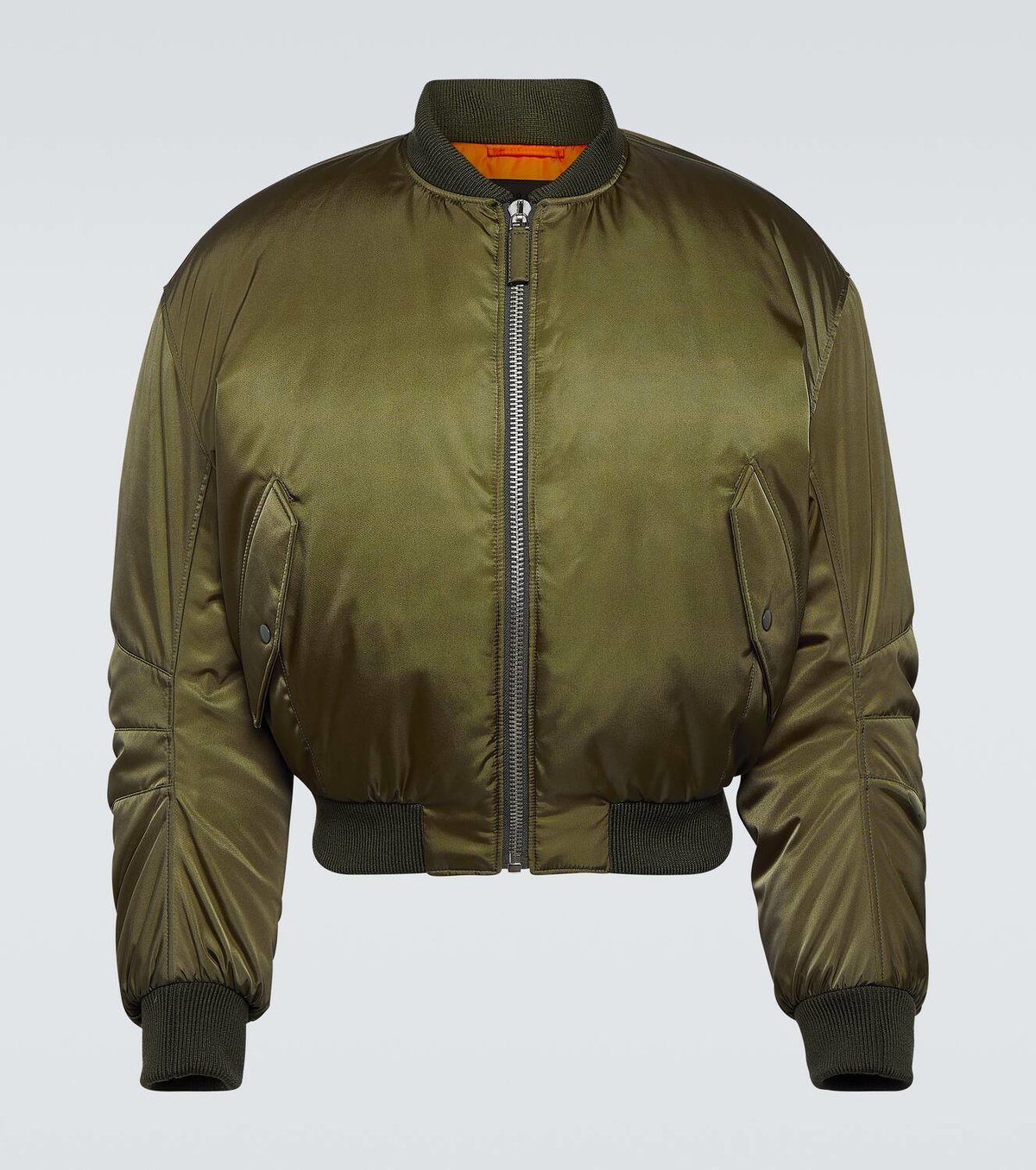 Prada Re-Nylon cropped down bomber jacket Prada