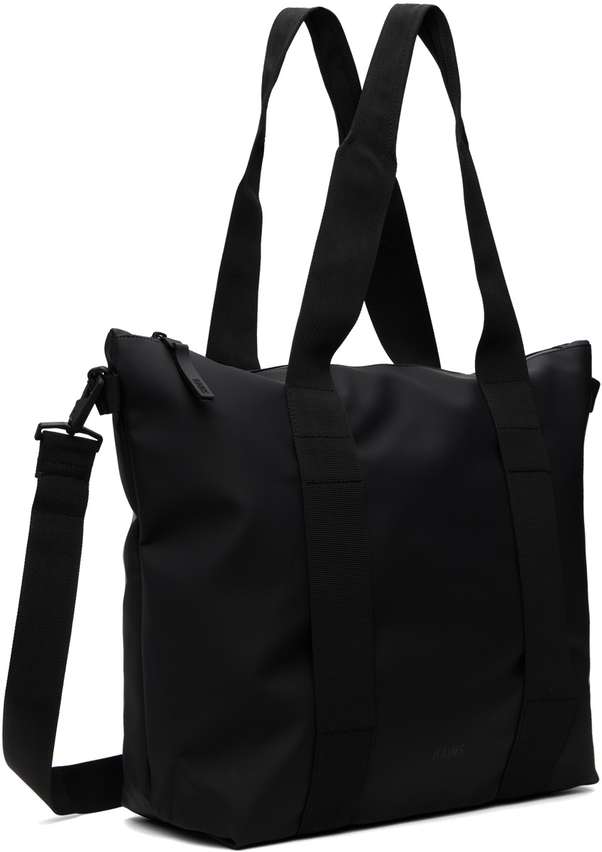 RAINS Black Mini Tote
