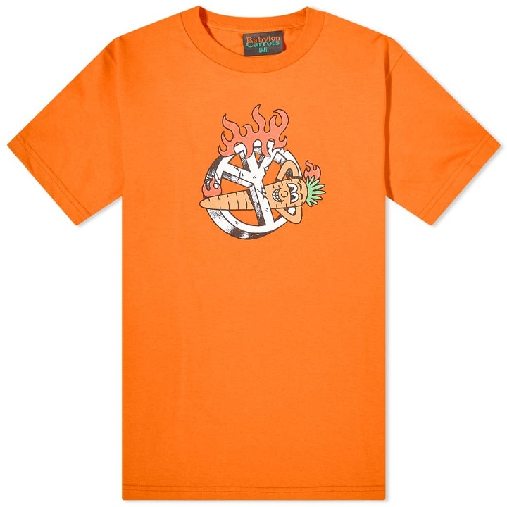 Photo: Carrots by Anwar Carrots x Babylon Peace Carrots T-Shirt in Orange