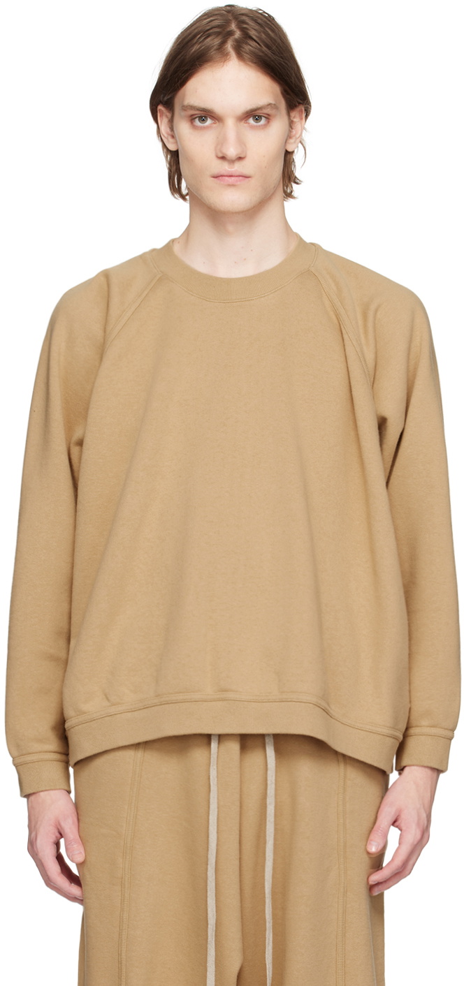 Jan-Jan Van Essche Beige O-Project Crewneck Sweatshirt
