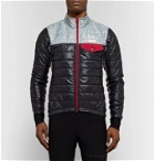 Cafe du Cycliste - Albertine Quilted Shell and Fleece Jacket - Blue