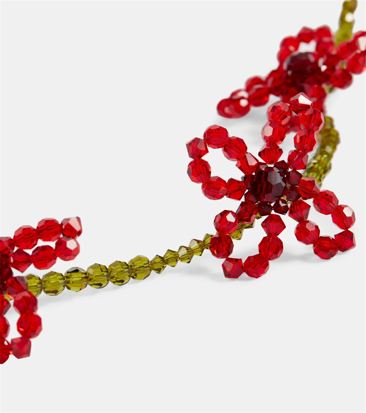 Simone Rocha - Embellished floral necklace Simone Rocha