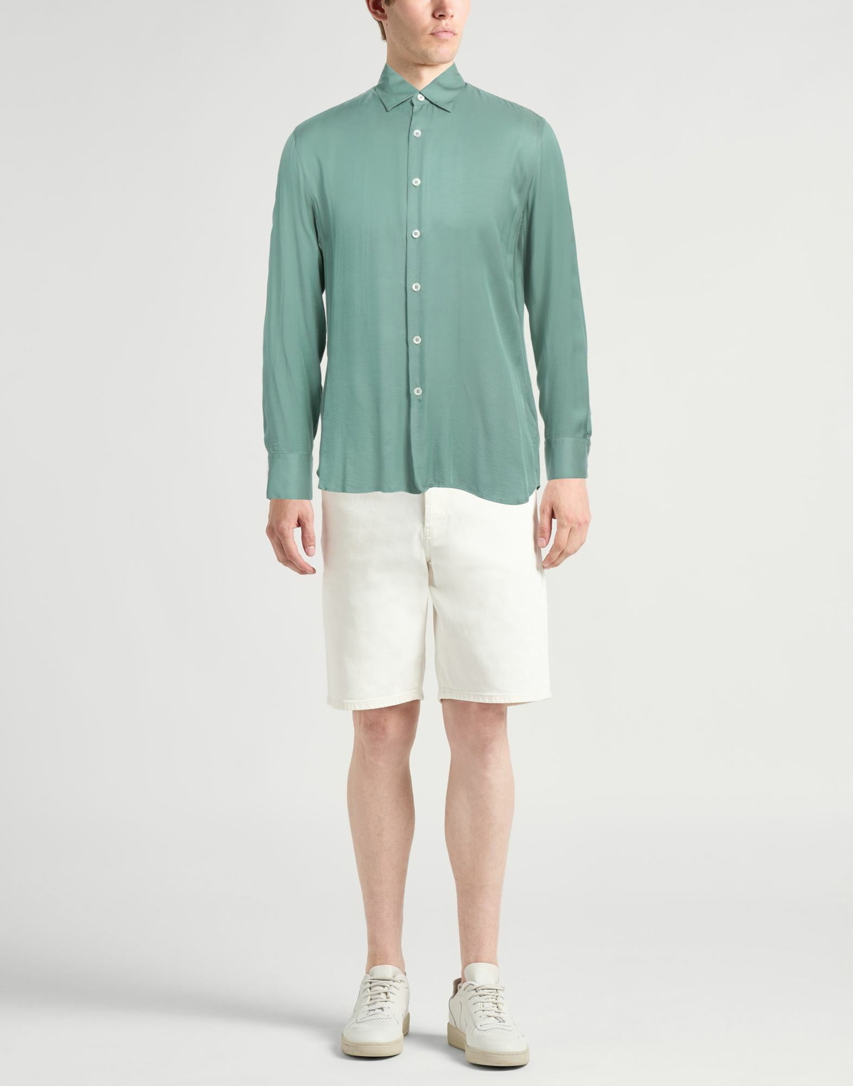Pt Torino Mens Shirt in Sage green