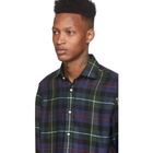 Ralph Lauren Purple Label Navy and Green Tartan Aston Shirt