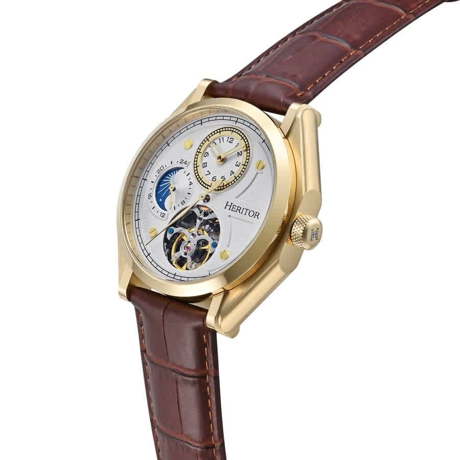 Heritor Antoni Automatic Silver Dial Mens Watch HERHS4305