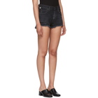 Citizens of Humanity Black Danielle Cut-Off Shorts