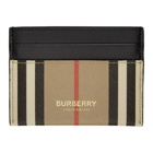 Burberry Beige Vintage Check Sandon Card Holder