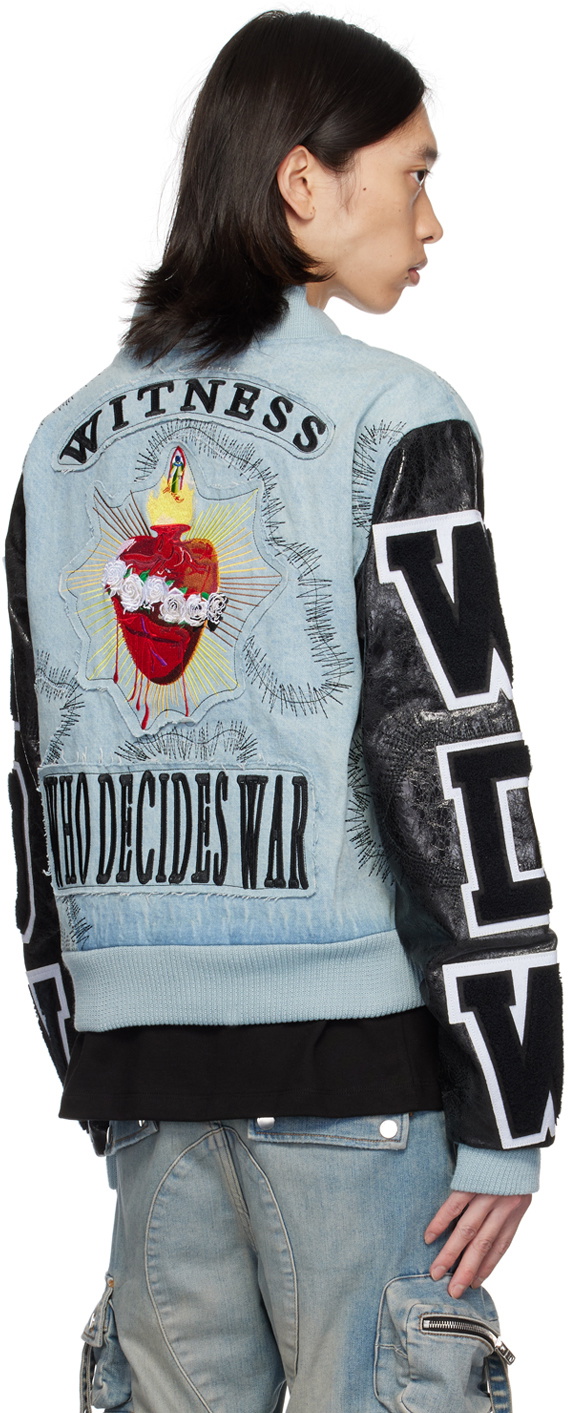 Who Decides War SSENSE Exclusive Blue & Black Namesake Denim