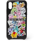 Vetements - Monsters Printed iPhone XS Case - Black
