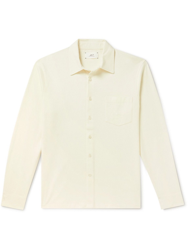 Photo: Mr P. - Organic Cotton-Jersey Shirt - White