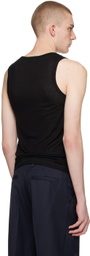 Filippa K Black Sheer Tank Top