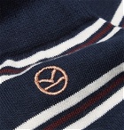 Kingsman - Striped Cotton-Blend Socks - Navy