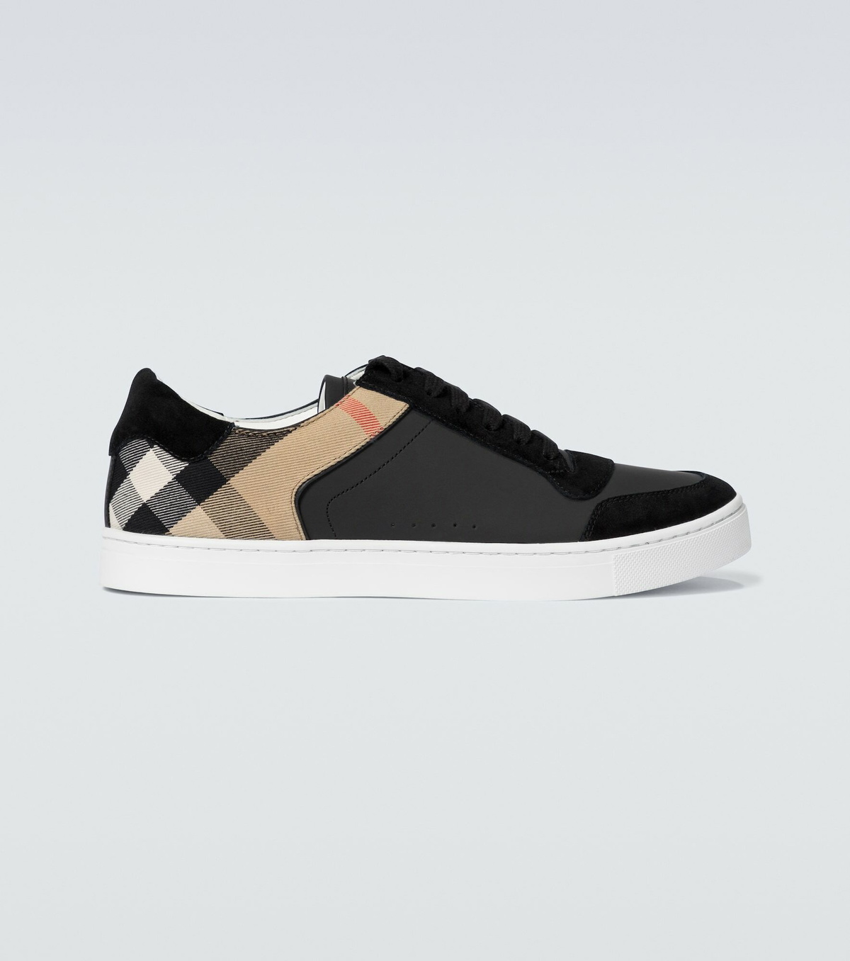 Burberry Reeth checked leather sneakers Burberry