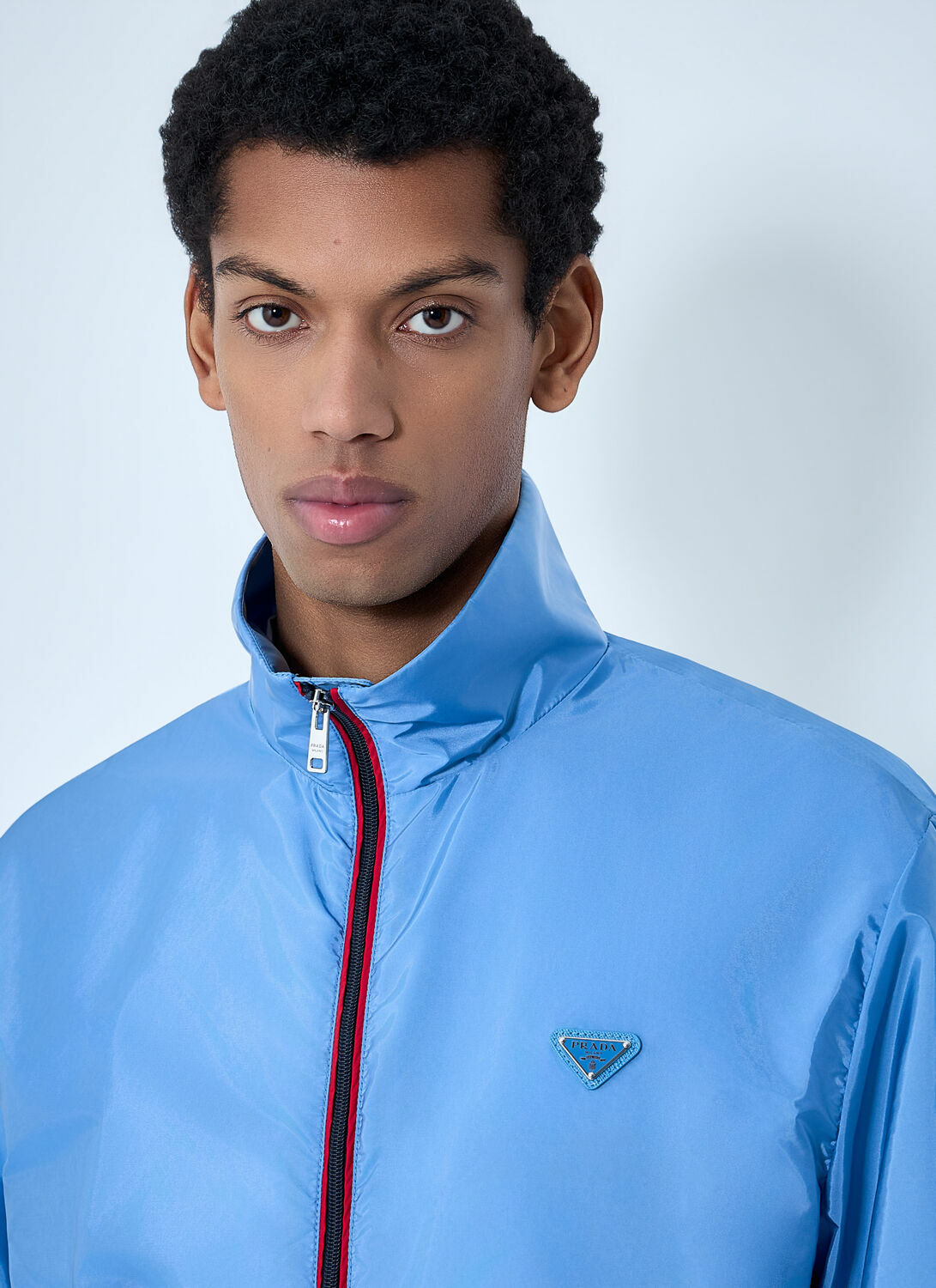 Prada High-Neck Zip Jacket Prada