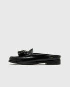 G H Bass EASY WEEJUN Tetra Tassel Slide Black Womens Casual Shoe