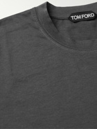 TOM FORD - Lyocell and Cotton-Blend Jersey T-Shirt - Gray