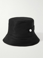 Alexander McQueen - Graffiti Logo-Embroidered Shell Bucket Hat - Black