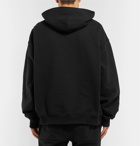 Fear of God - Oversized Loopback Cotton-Jersey Hoodie - Black