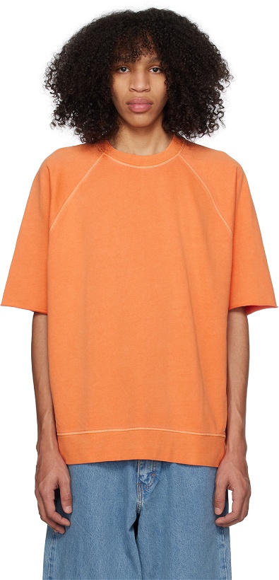 Photo: Levi's Orange Raglan Sweatshirt