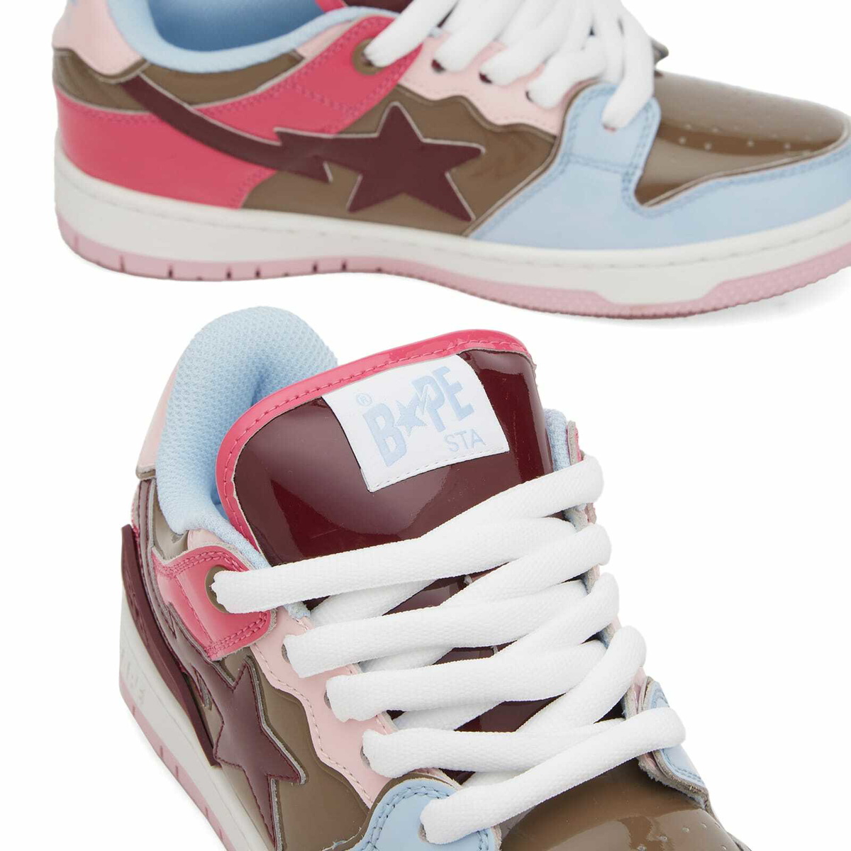 A Bathing Ape Women's New Bape Sk8 Sta #2 in Blue