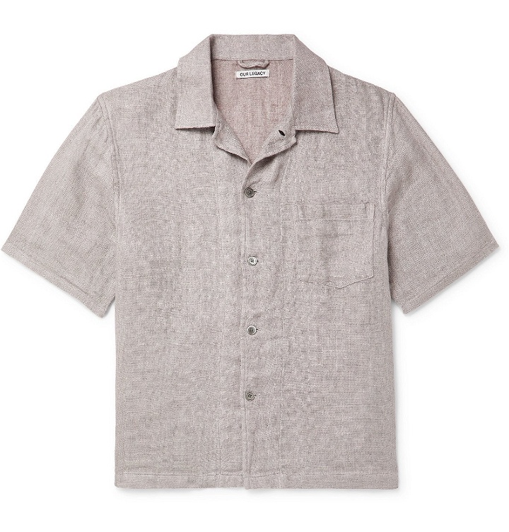 Photo: Our Legacy - Linen Shirt - Gray