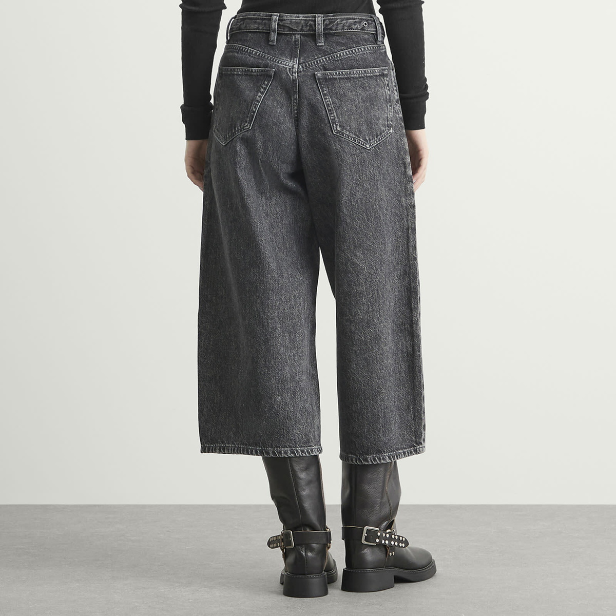 Samsøe Samsøe Women's Saharper Denim Culottes in Grey Cloud