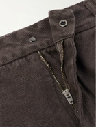 Amomento - Garment Dyed Wide-Leg Jeans - Brown