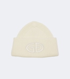 Goldbergh Valerie embroidered ribbed-knit beanie