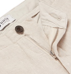 NN07 - Simon Tapered Linen Trousers - Ecru