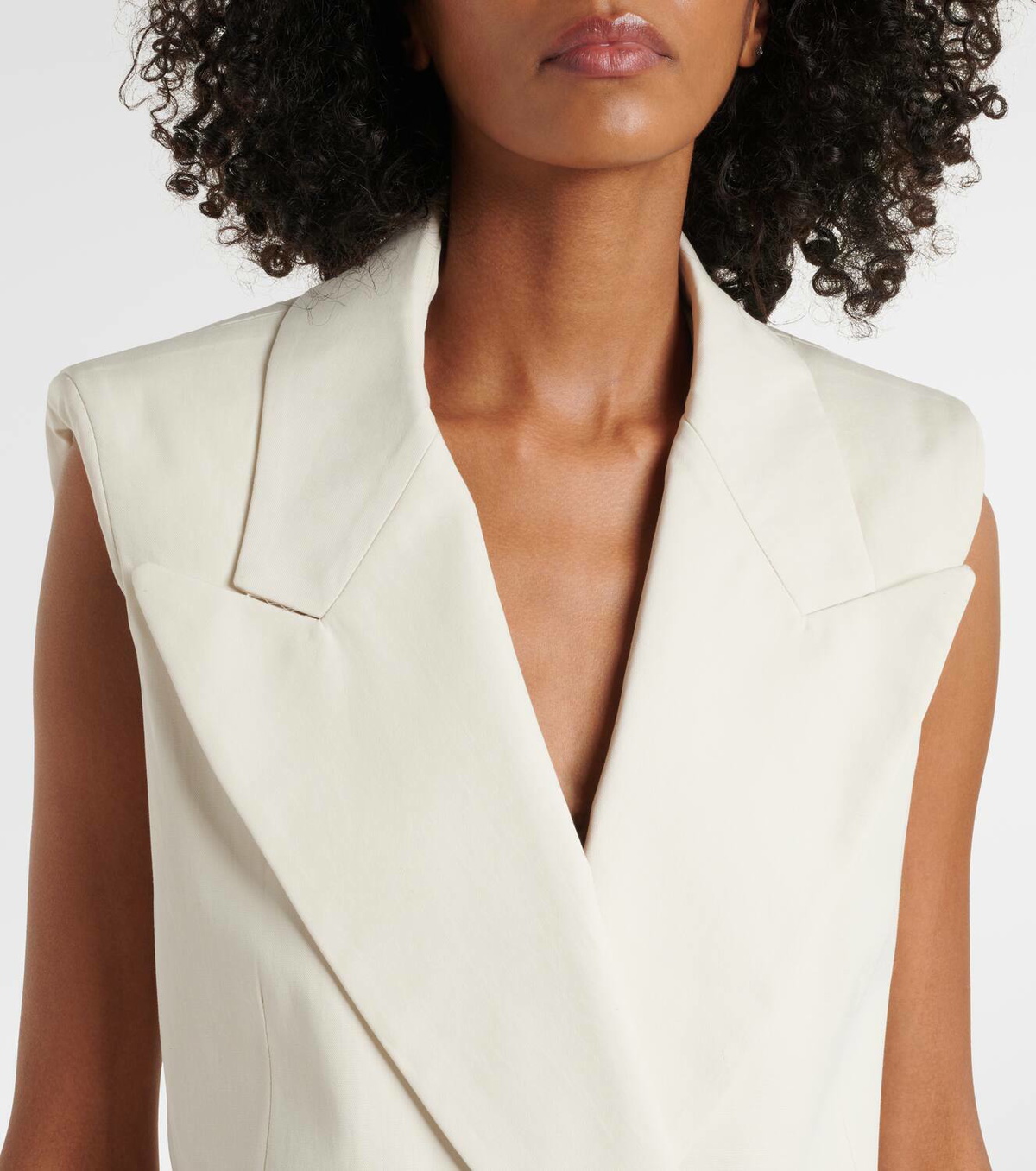 Nina Ricci Women's Double Breasted Sleeveless Jacket Blue main image 1