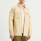 Taion Men's Military Down Shirt in Cream