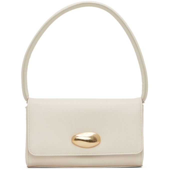 Little Liffner Off-White Mini Pebble Chain Bag - ShopStyle