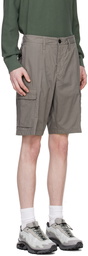 Stone Island Gray Patch Shorts