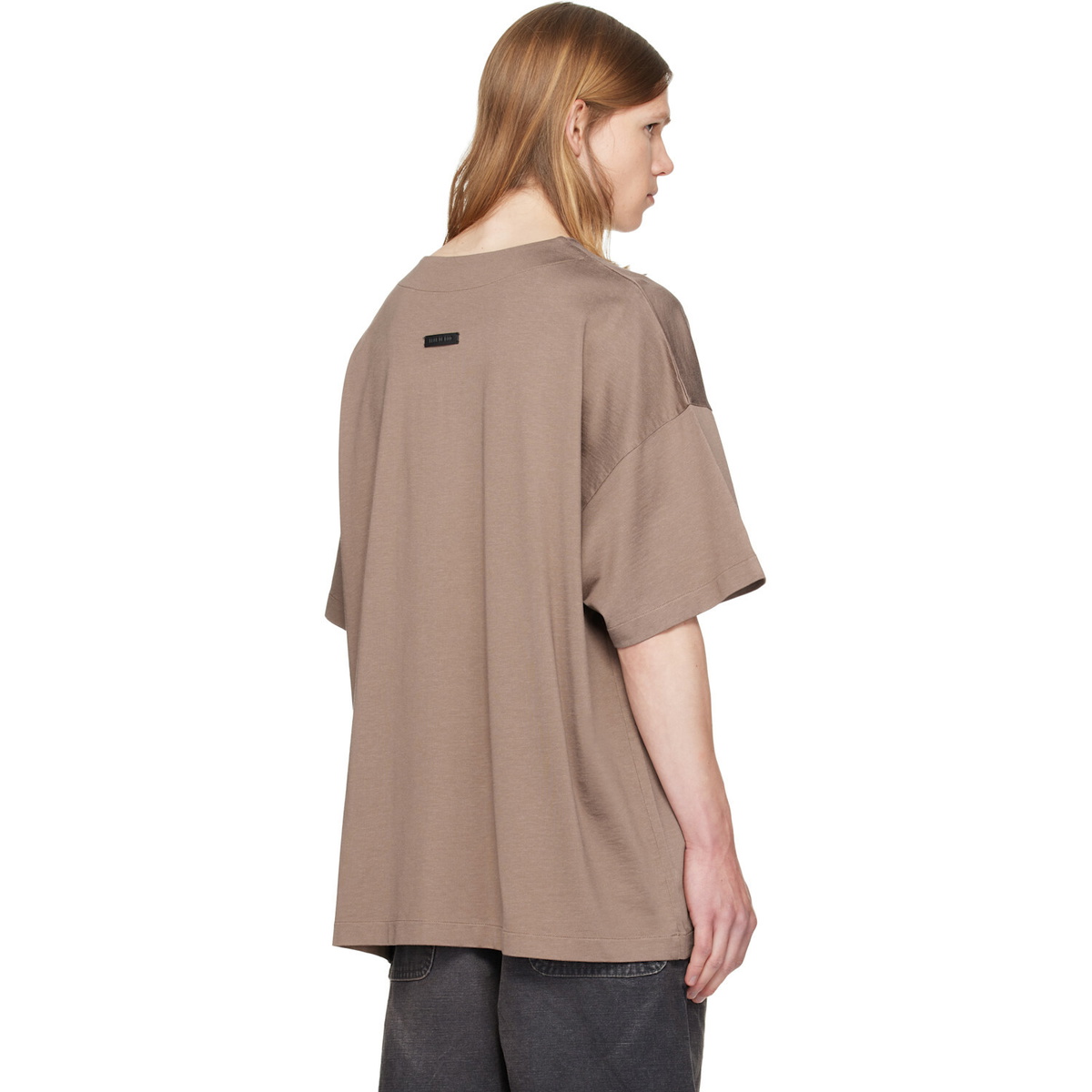 Fear of God Tan Cotton Rayon T-shirt