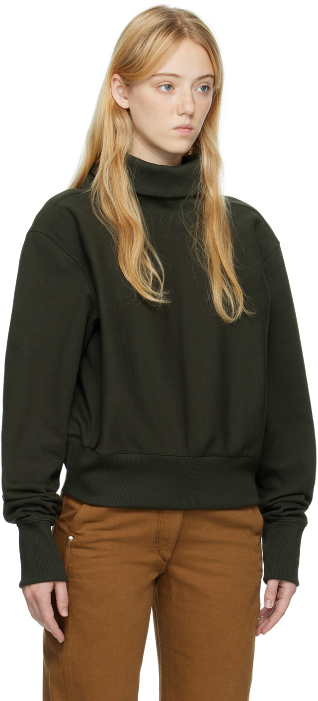 Quira SSENSE Exclusive Khaki Rib Turtleneck
