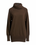 Malo Womens Turtleneck Dark in Brown