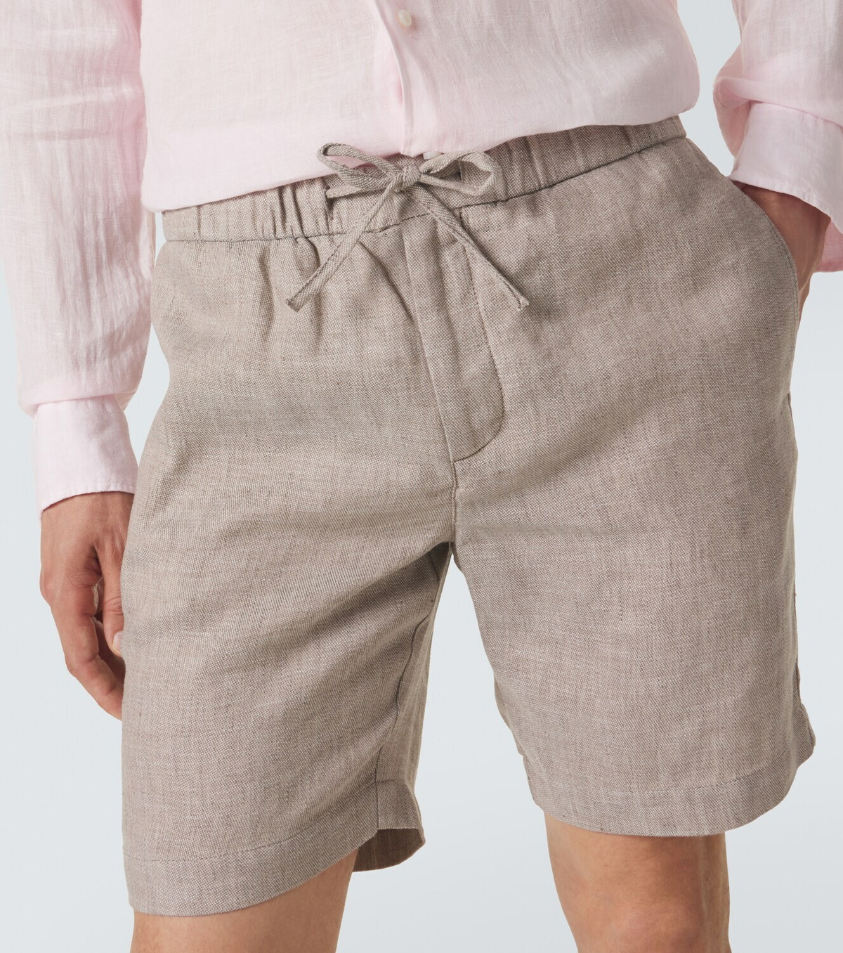 Frescobol Carioca Felipe linen and cotton shorts