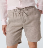 Frescobol Carioca Felipe linen and cotton shorts