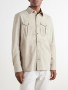 Ralph Lauren Purple label - Suede Overshirt - Neutrals