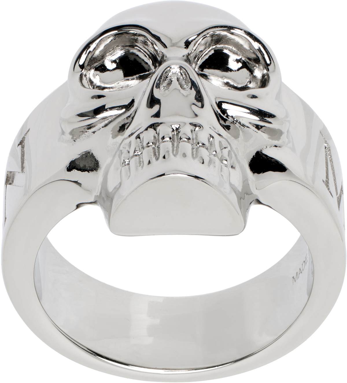 McQueen Silver Skull Ring