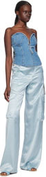 GCDS Blue Ultracargo Trousers