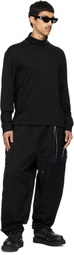 MASTERMIND WORLD Black Loopwheel Turtleneck
