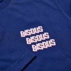Bisous Skateboard Women's s x3 Logo T-Shirt in Navy