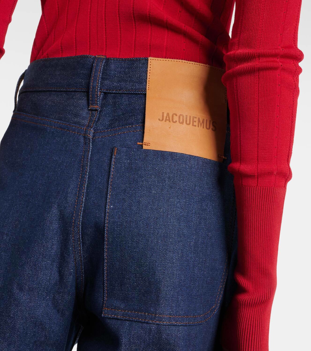 Jacquemus De-Nîmes Ovalo mid-rise wide-leg jeans Jacquemus