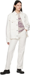Objects IV Life White Deadstock Denim Jacket