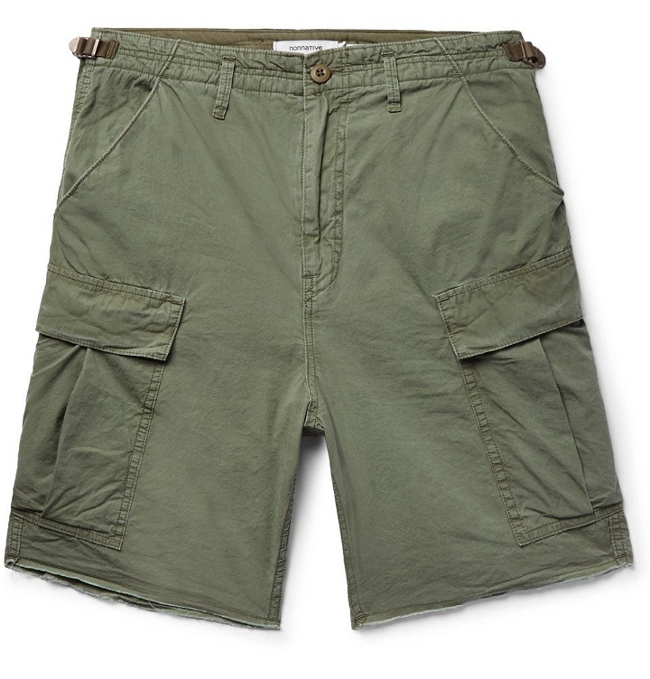Photo: nonnative - Cotton Cargo Shorts - Army green