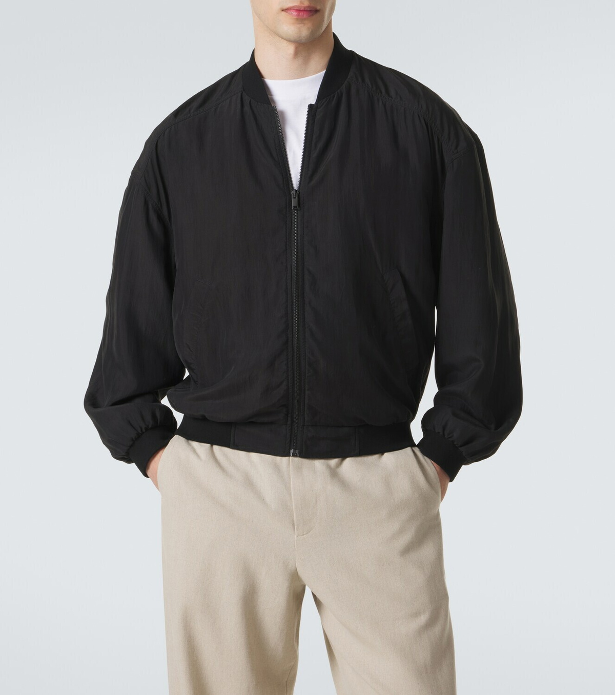 The Row Orianel silk jacket